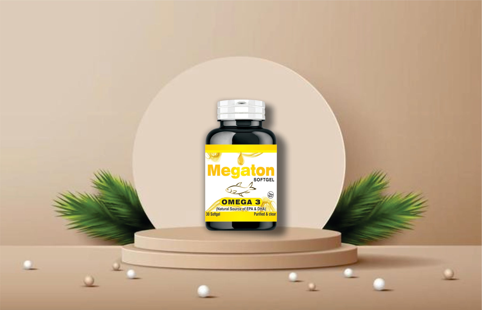 Megaton Softgel (natural source of EPA & DHA)